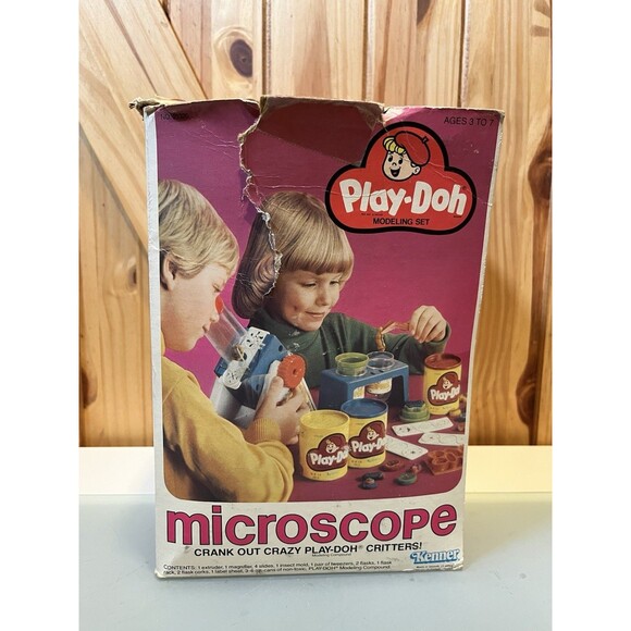 Vintage 1980 Play-Doh Microscope Critters Modeling Set Kenner in Original Box - Picture 1 of 14